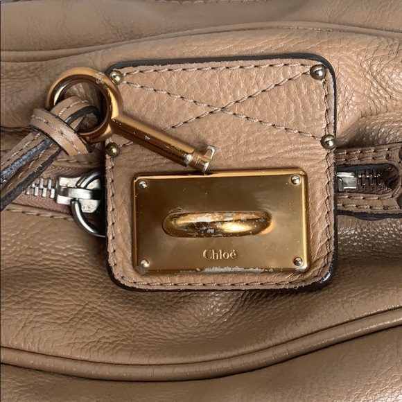 CHLOE 🤎 Paddington large tan leather satchel - Picture 3 of 8